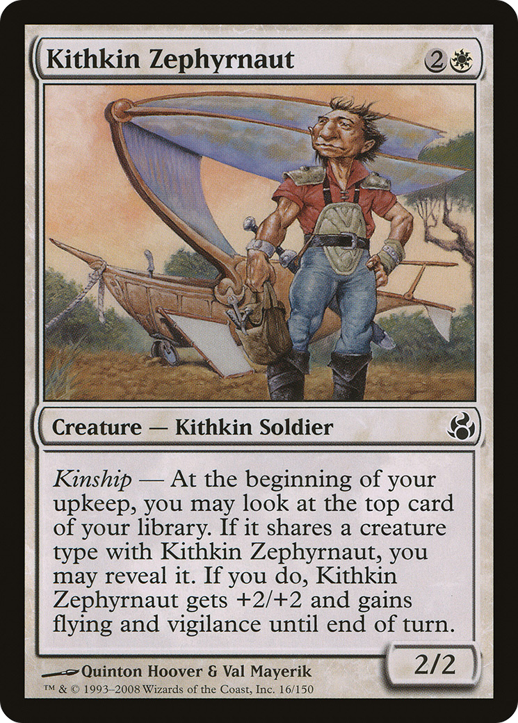 Kithkin Zephyrnaut (MOR-016) - Morningtide Foil - Premium MTG Single from Wizards of the Coast - Just $0.08! Shop now at Game Crave Tournament Store