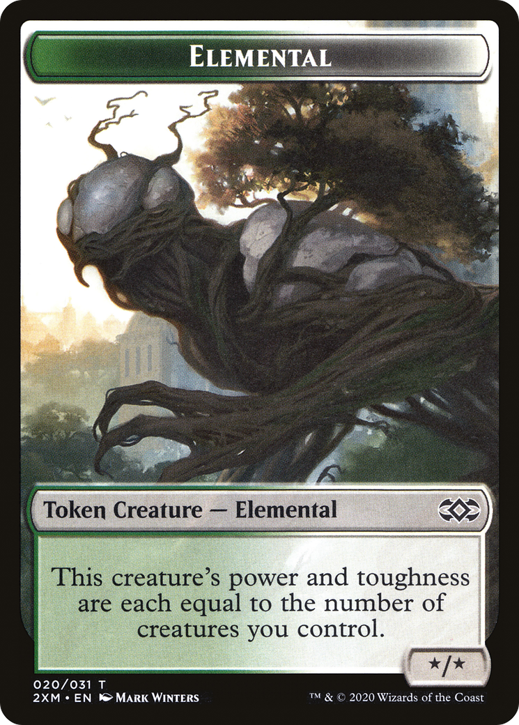 Elemental (T2XM-020) - Double Masters Tokens Foil - Premium MTG Single from Wizards of the Coast - Just $0! Shop now at Game Crave Tournament Store