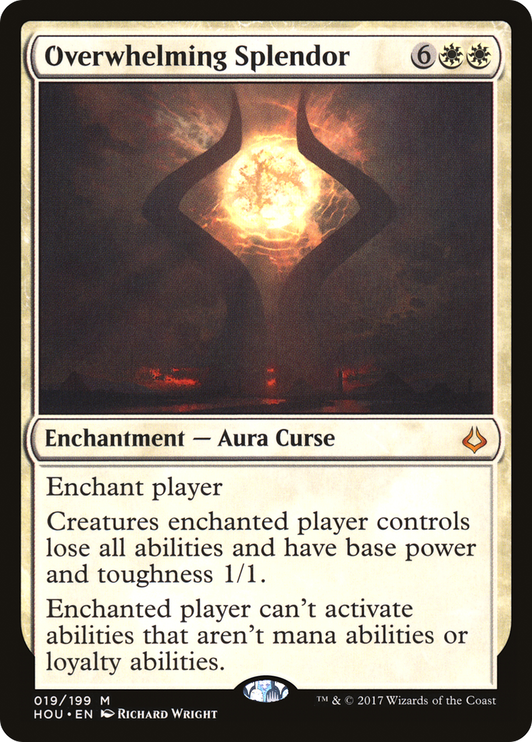Overwhelming Splendor (HOU-019) - Hour of Devastation Foil - Premium MTG Single from Wizards of the Coast - Just $3.34! Shop now at Game Crave Tournament Store