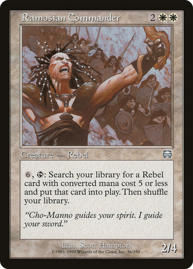 Ramosian Commander (MMQ-036) - Mercadian Masques - Premium MTG Single from Wizards of the Coast - Just $0.08! Shop now at Game Crave Tournament Store