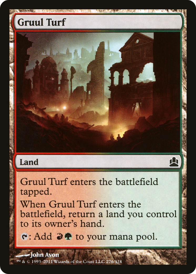 Gruul Turf (CMD-276) - Commander 2011 - Premium MTG Single from Wizards of the Coast - Just $0.13! Shop now at Game Crave Tournament Store
