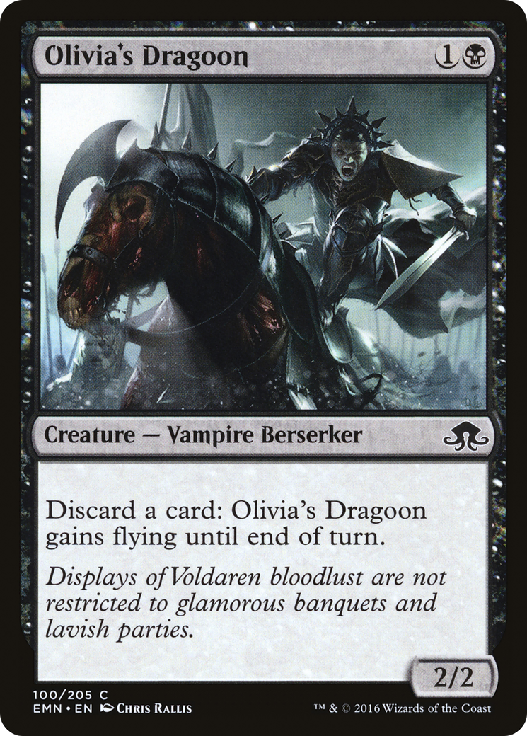 Olivia's Dragoon (EMN-100) - Eldritch Moon - Premium MTG Single from Wizards of the Coast - Just $0.08! Shop now at Game Crave Tournament Store