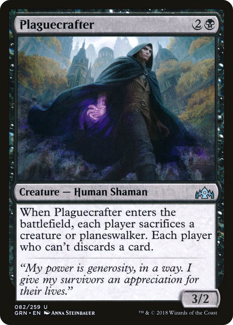Plaguecrafter (GRN-082) - Guilds of Ravnica Foil - Premium MTG Single from Wizards of the Coast - Just $1.55! Shop now at Game Crave Tournament Store