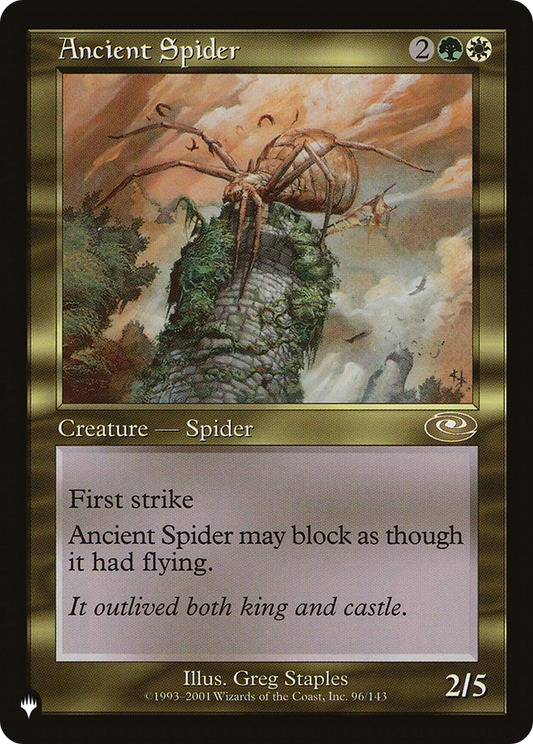 Ancient Spider (PLIST-1144) - The List - Premium MTG Single from Wizards of the Coast - Just $0.08! Shop now at Game Crave Tournament Store