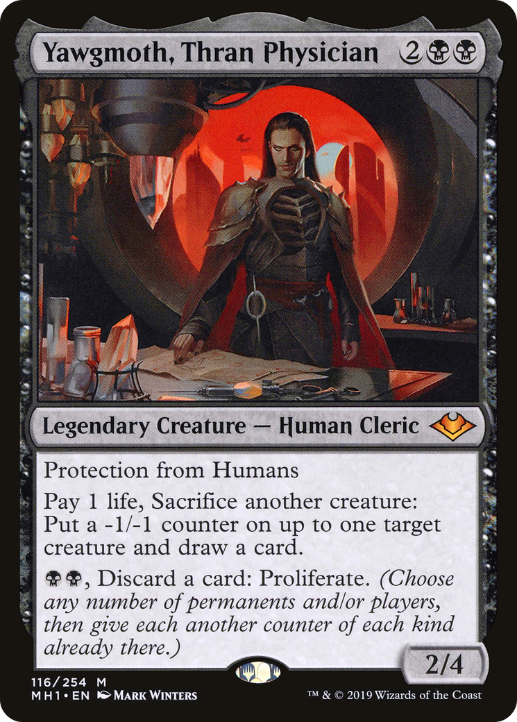 Yawgmoth, Thran Physician (MH1-116) - Modern Horizons - Premium MTG Single from Wizards of the Coast - Just $9.10! Shop now at Game Crave Tournament Store