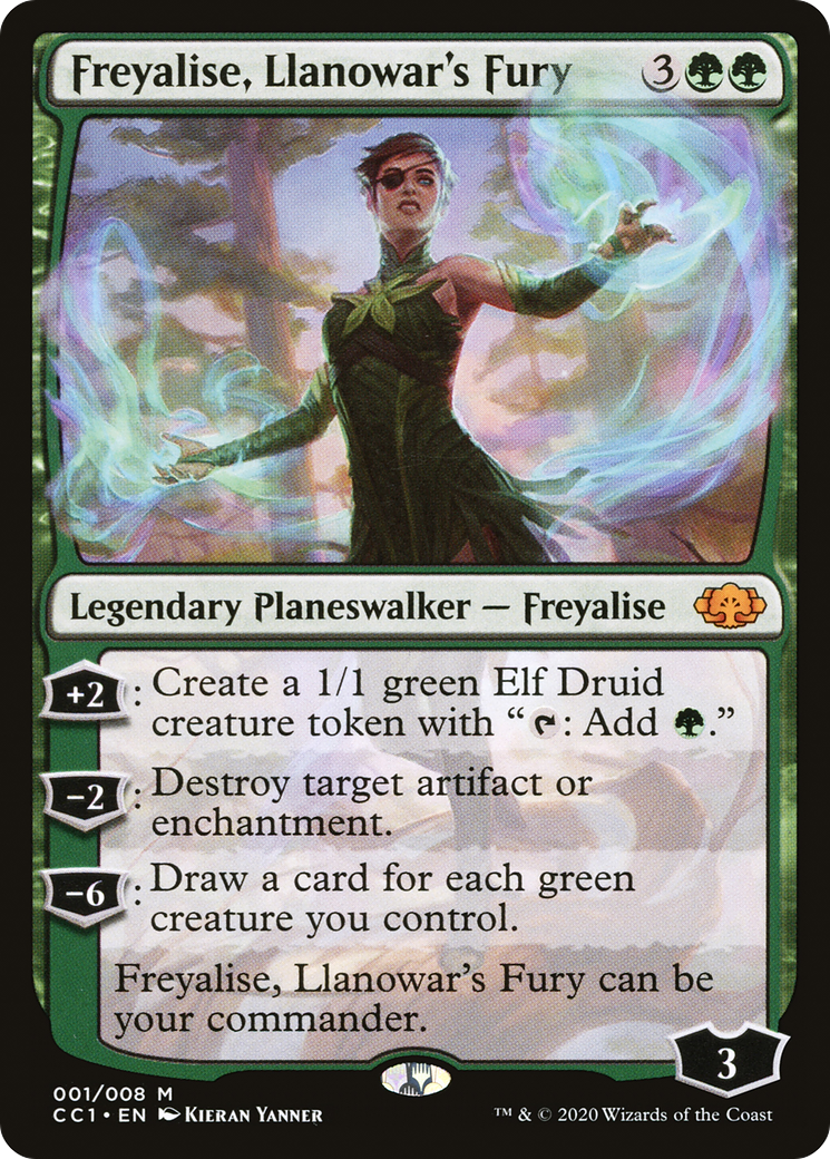 Freyalise, Llanowar's Fury (CC1-001) - Commander Collection: Green Foil - Premium MTG Single from Wizards of the Coast - Just $3.18! Shop now at Game Crave Tournament Store