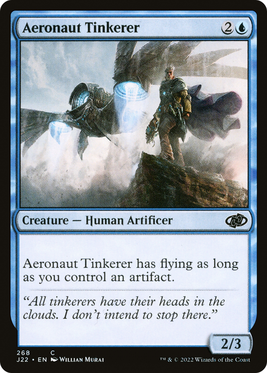 Aeronaut Tinkerer (J22-268) - Jumpstart 2022 - Premium MTG Single from Wizards of the Coast - Just $0.25! Shop now at Game Crave Tournament Store