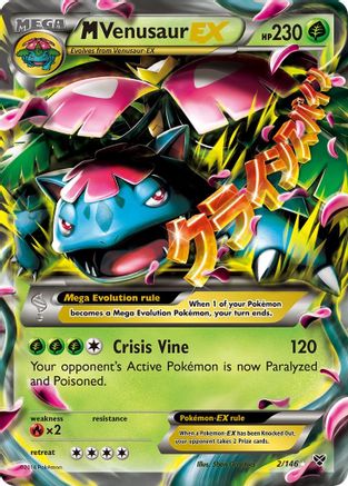 M Venusaur-EX 2/146 - XY Holofoil - Premium Pokemon Single from Nintendo - Just $6.07! Shop now at Game Crave Tournament Store