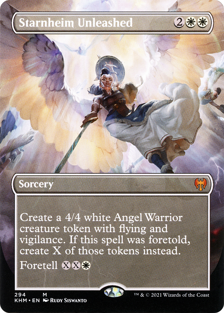 Starnheim Unleashed (KHM-294) - Kaldheim (Borderless) Foil - Premium MTG Single from Wizards of the Coast - Just $1.65! Shop now at Game Crave Tournament Store