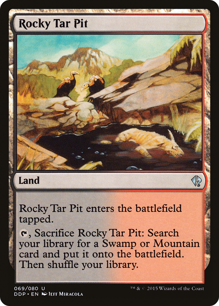 Rocky Tar Pit (DDP-069) - Duel Decks: Zendikar vs. Eldrazi - Premium MTG Single from Wizards of the Coast - Just $0.25! Shop now at Game Crave Tournament Store