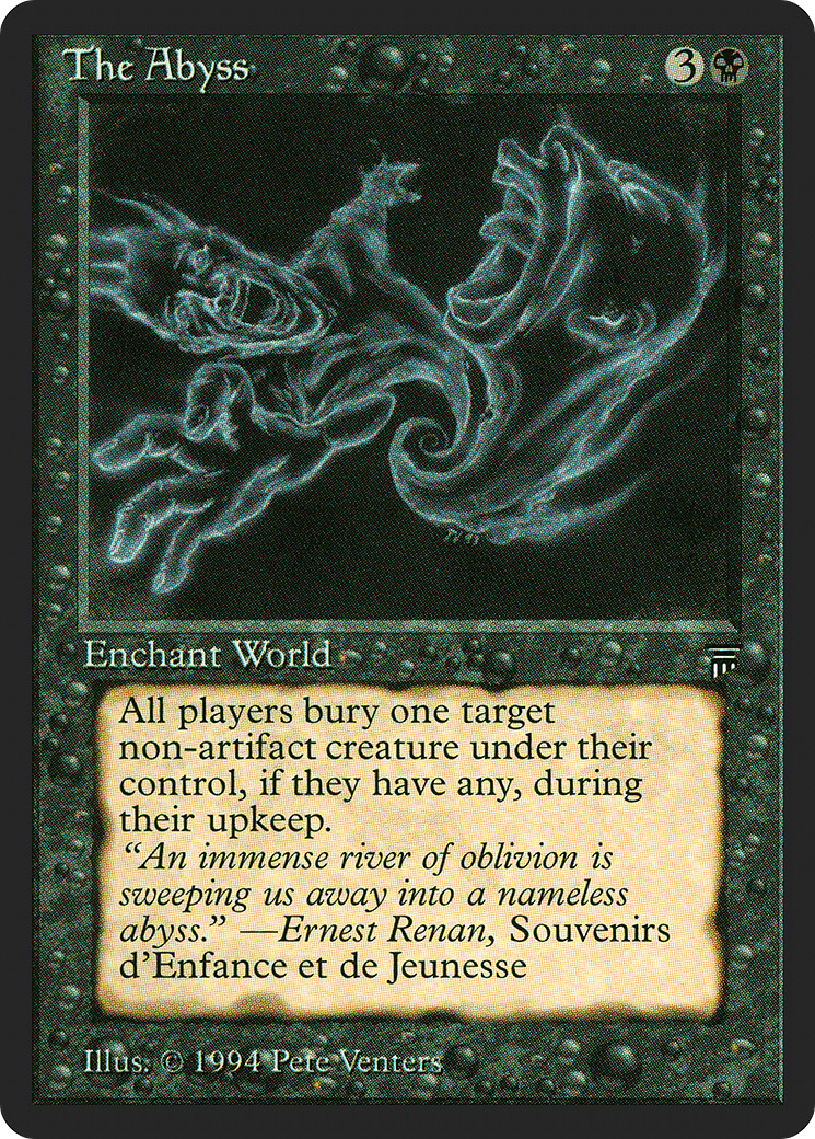 The Abyss (LEG-120) - Legends - Premium MTG Single from Wizards of the Coast - Just $151.93! Shop now at Game Crave Tournament Store