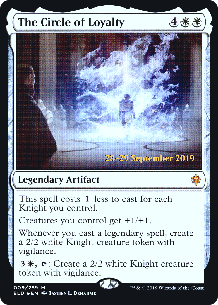 The Circle of Loyalty (PELD-09S) - Throne of Eldraine Promos Foil - Premium MTG Single from Wizards of the Coast - Just $0.52! Shop now at Game Crave Tournament Store