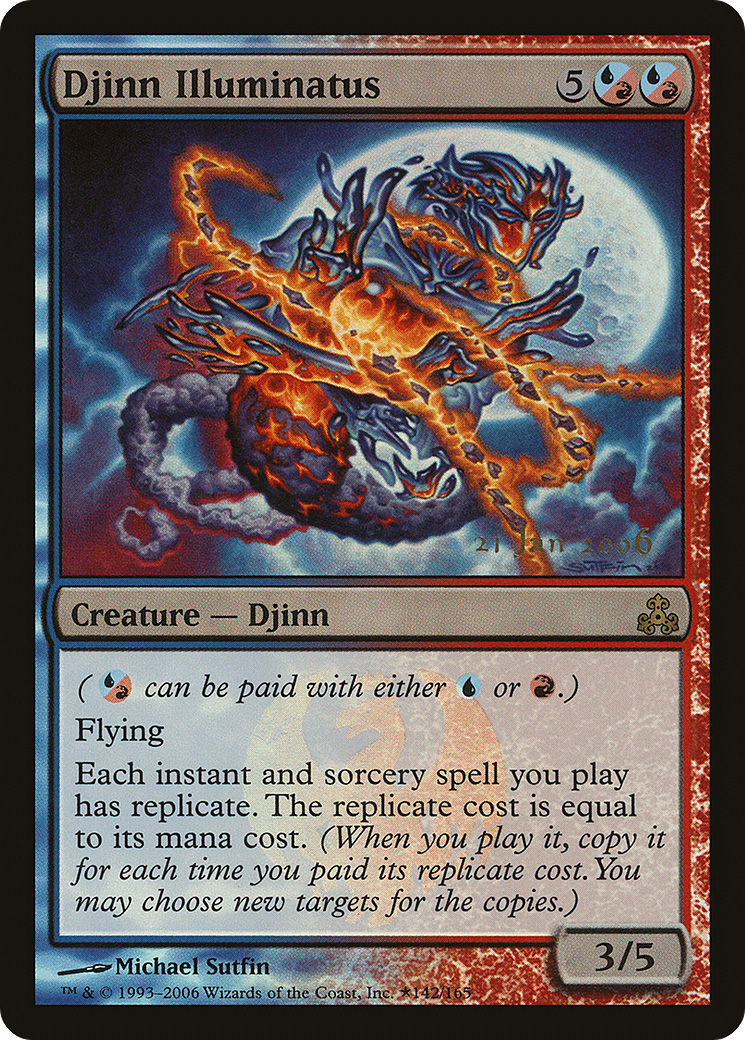 Djinn Illuminatus (PGPT-142★) - Guildpact Promos Foil - Premium MTG Single from Wizards of the Coast - Just $0.22! Shop now at Game Crave Tournament Store