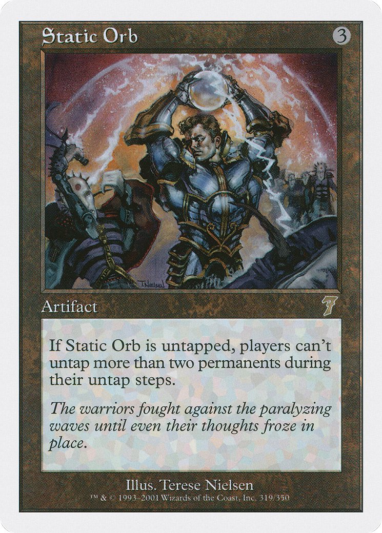 Static Orb (7ED-319) - Seventh Edition - Premium MTG Single from Wizards of the Coast - Just $4.07! Shop now at Game Crave Tournament Store