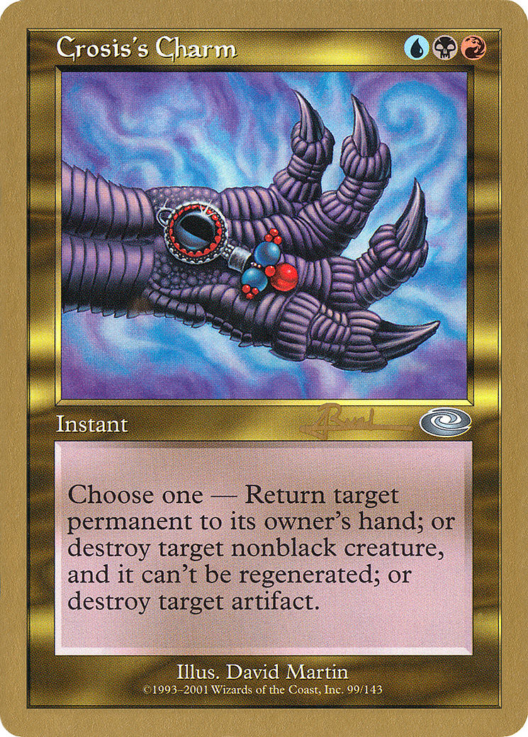 Crosis's Charm (WC01-AR99) - World Championship Decks 2001 - Premium MTG Single from Wizards of the Coast - Just $0.32! Shop now at Game Crave Tournament Store
