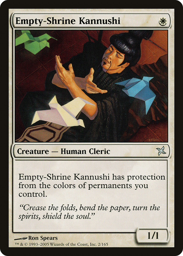 Empty-Shrine Kannushi (BOK-002) - Betrayers of Kamigawa - Premium MTG Single from Wizards of the Coast - Just $0.08! Shop now at Game Crave Tournament Store