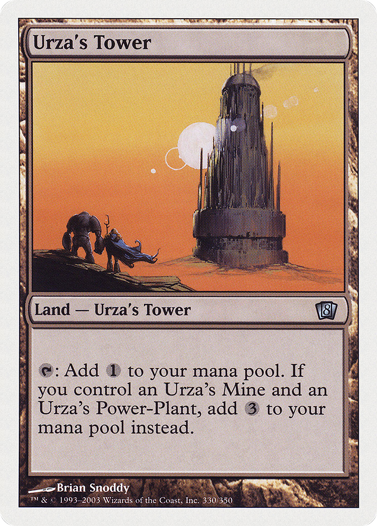 Urza's Tower (8ED-330) - Eighth Edition - Premium MTG Single from Wizards of the Coast - Just $0.21! Shop now at Game Crave Tournament Store