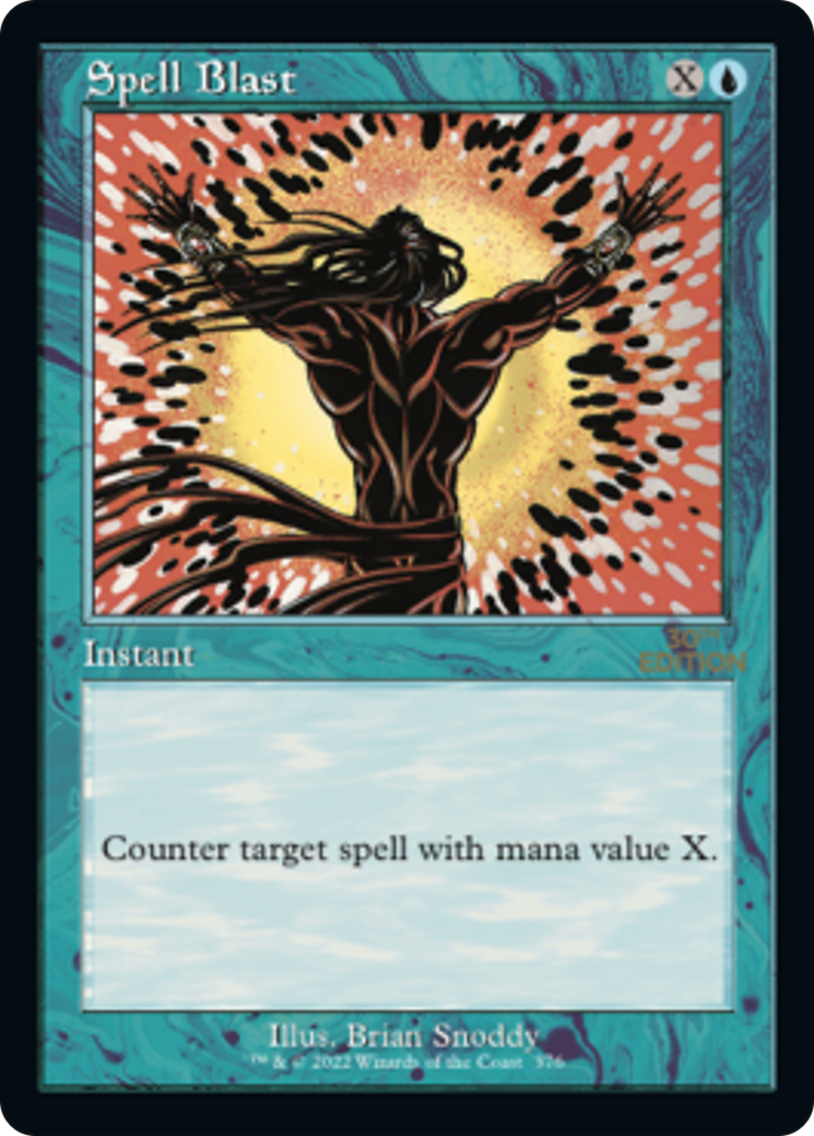 Spell Blast (30A-376) - 30th Anniversary Edition - Premium MTG Single from Wizards of the Coast - Just $0! Shop now at Game Crave Tournament Store