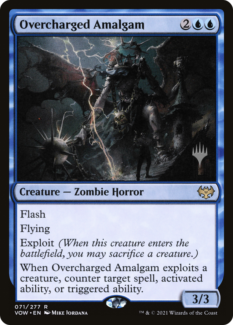 Overcharged Amalgam (PVOW-71P) - Innistrad: Crimson Vow Promos Foil - Premium MTG Single from Wizards of the Coast - Just $0.48! Shop now at Game Crave Tournament Store