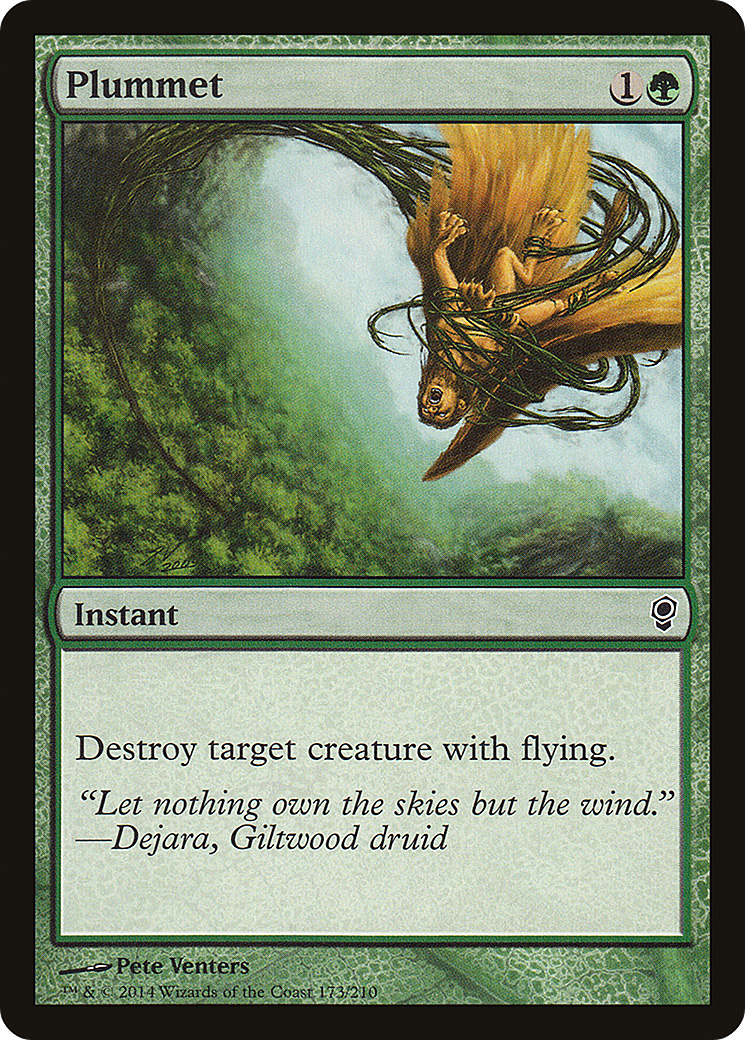 Plummet (CNS-173) - Conspiracy - Premium MTG Single from Wizards of the Coast - Just $0.25! Shop now at Game Crave Tournament Store
