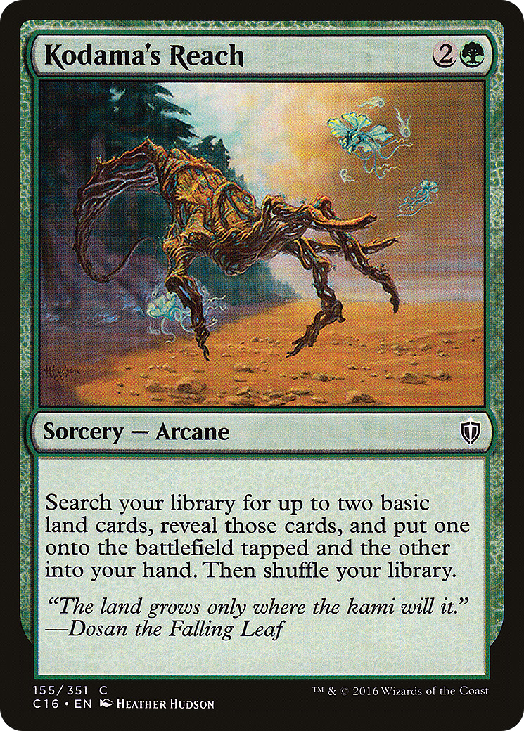 Kodama's Reach (C16-155) - Commander 2016 - Premium MTG Single from Wizards of the Coast - Just $1.18! Shop now at Game Crave Tournament Store