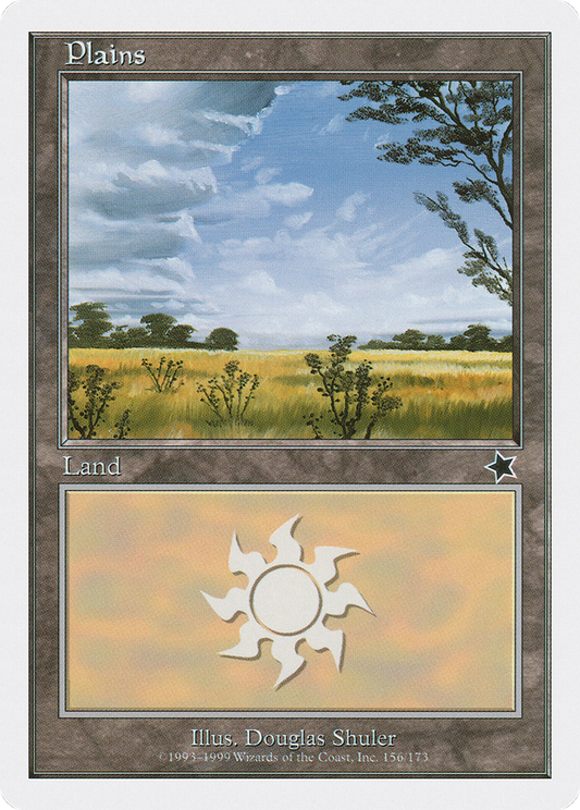 Plains (S99-156) - Starter 1999 - Premium MTG Single from Wizards of the Coast - Just $0.25! Shop now at Game Crave Tournament Store
