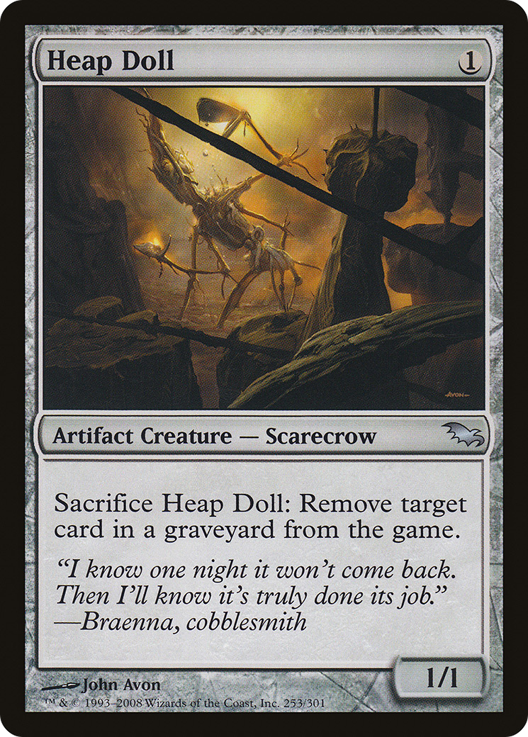 Heap Doll (SHM-253) - Shadowmoor - Premium MTG Single from Wizards of the Coast - Just $0.28! Shop now at Game Crave Tournament Store
