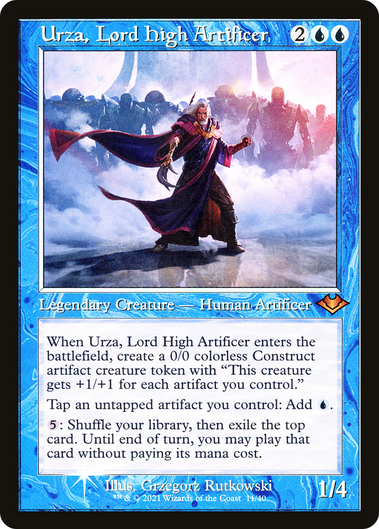Urza, Lord High Artificer (H1R-011) - Modern Horizons 1 Timeshifts Foil - Premium MTG Single from Wizards of the Coast - Just $20.91! Shop now at Game Crave Tournament Store