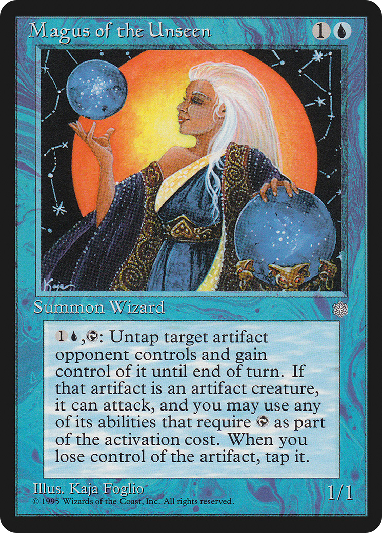 Magus of the Unseen (ICE-082) - Ice Age - Premium MTG Single from Wizards of the Coast - Just $0.94! Shop now at Game Crave Tournament Store