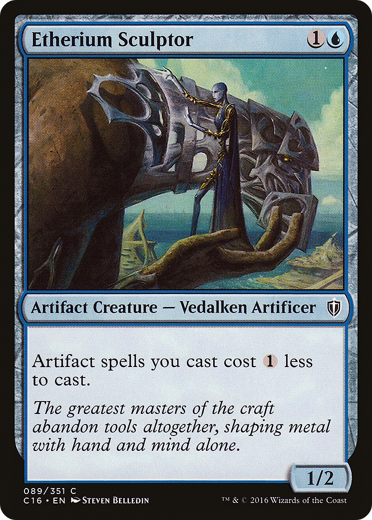 Etherium Sculptor (C16-089) - Commander 2016 - Premium MTG Single from Wizards of the Coast - Just $0.67! Shop now at Game Crave Tournament Store
