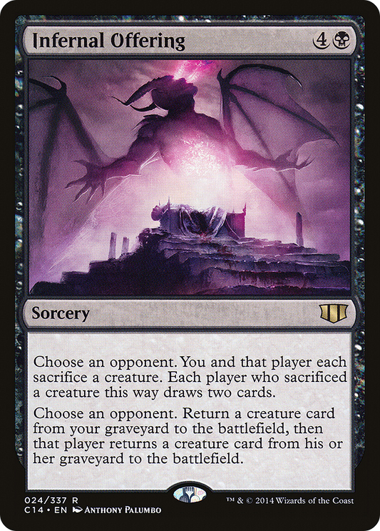 Infernal Offering (C14-024) - Commander 2014 - Premium MTG Single from Wizards of the Coast - Just $0.08! Shop now at Game Crave Tournament Store