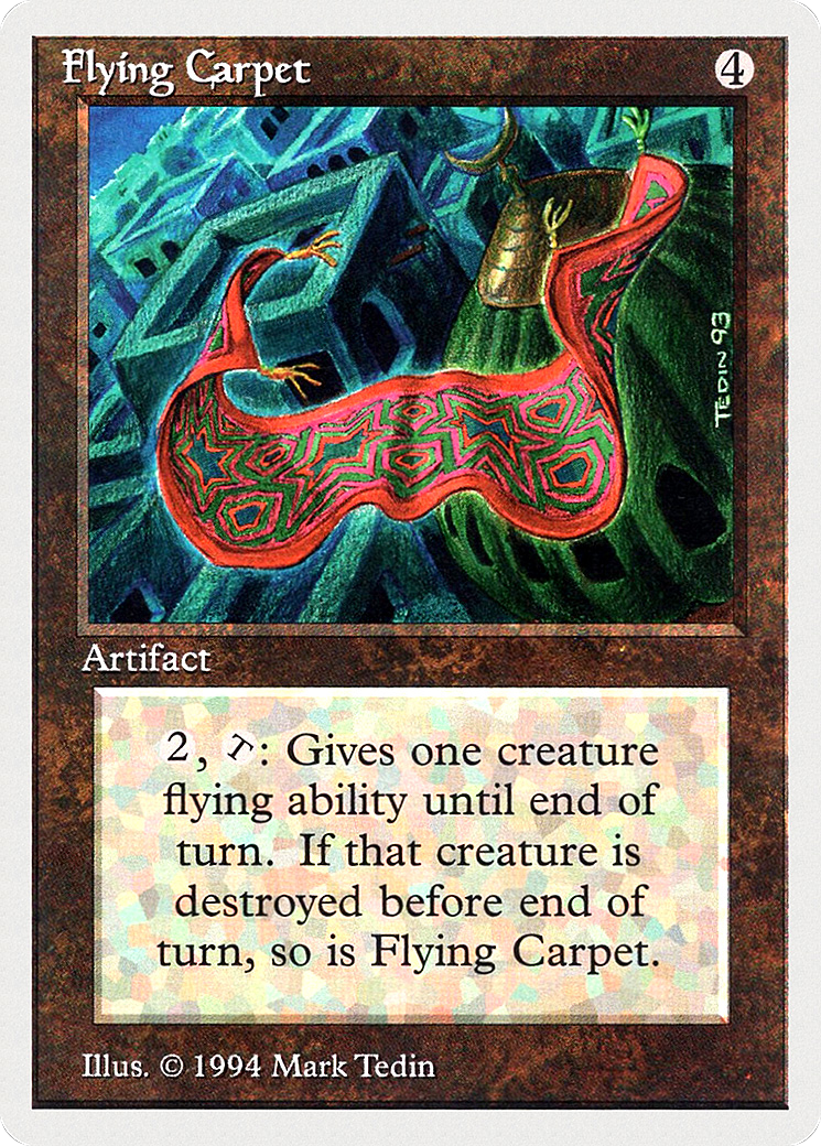 Flying Carpet (SUM-248) - Summer Magic / Edgar - Premium MTG Single from Wizards of the Coast - Just $0! Shop now at Game Crave Tournament Store