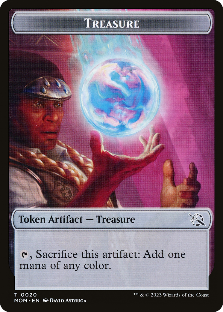 Treasure (TMOM-020) - March of the Machine Tokens - Premium MTG Single from Wizards of the Coast - Just $0! Shop now at Game Crave Tournament Store