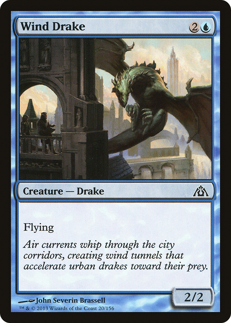 Wind Drake (DGM-020) - Dragon's Maze Foil - Premium MTG Single from Wizards of the Coast - Just $0.25! Shop now at Game Crave Tournament Store