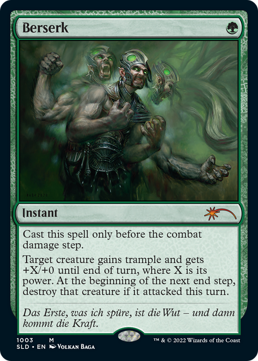 Berserk (SLD-1003) - Secret Lair Drop - Premium MTG Single from Wizards of the Coast - Just $13.98! Shop now at Game Crave Tournament Store