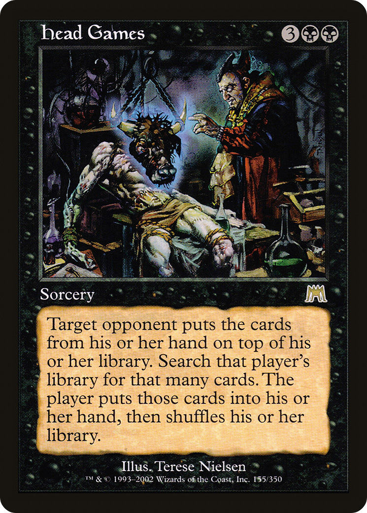 Head Games (ONS-155) - Onslaught Foil - Premium MTG Single from Wizards of the Coast - Just $20.68! Shop now at Game Crave Tournament Store