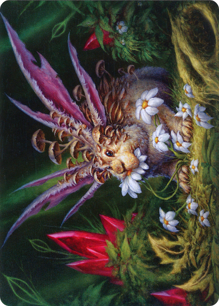 Placid Rottentail // Placid Rottentail (AMOM-039) - March of the Machine Art Series (Borderless) Foil - Premium MTG Single from Wizards of the Coast - Just $0! Shop now at Game Crave Tournament Store