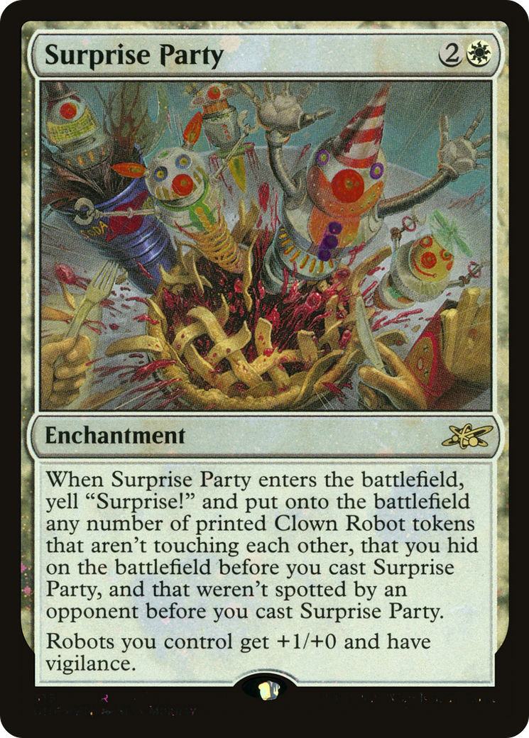 Surprise Party (UNF-315) - Unfinity Foil - Premium MTG Single from Wizards of the Coast - Just $0.25! Shop now at Game Crave Tournament Store