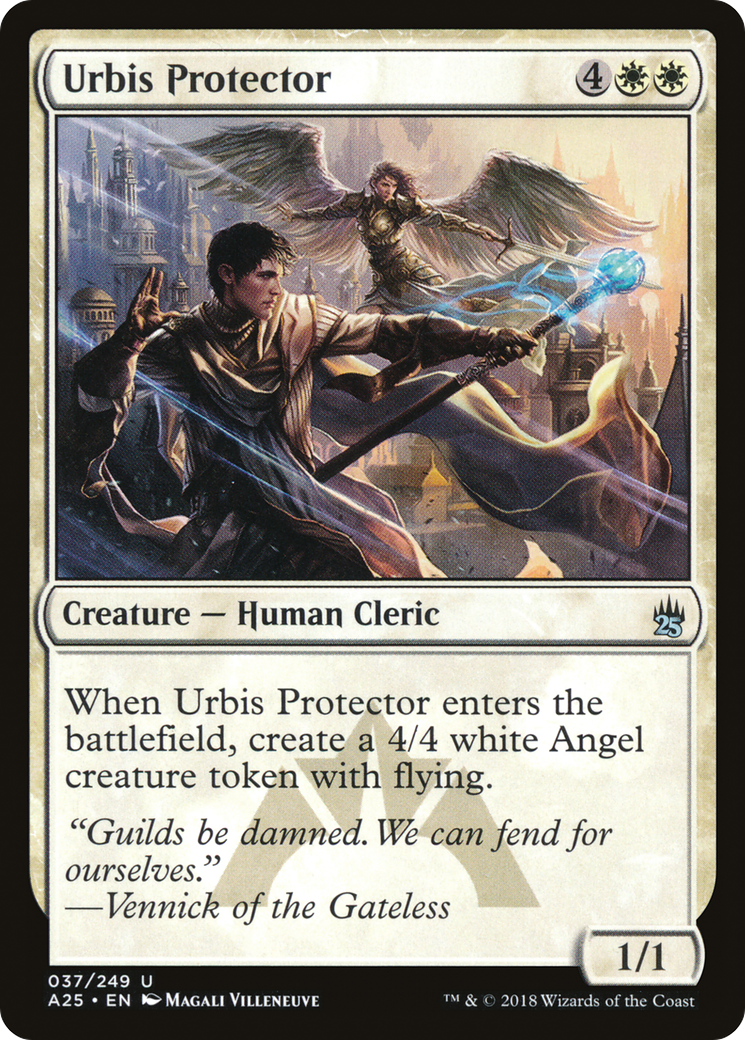 Urbis Protector (A25-037) - Masters 25 Foil - Premium MTG Single from Wizards of the Coast - Just $0.09! Shop now at Game Crave Tournament Store