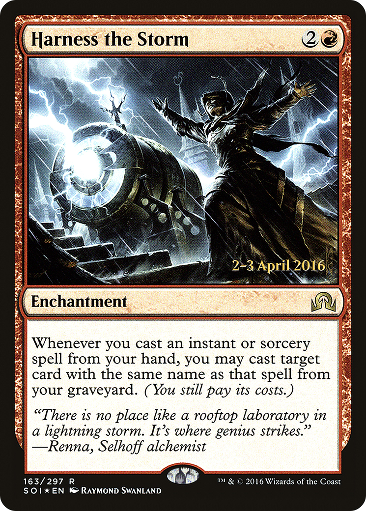 Harness the Storm (PSOI-163S) - Shadows over Innistrad Promos Foil - Premium MTG Single from Wizards of the Coast - Just $0.45! Shop now at Game Crave Tournament Store