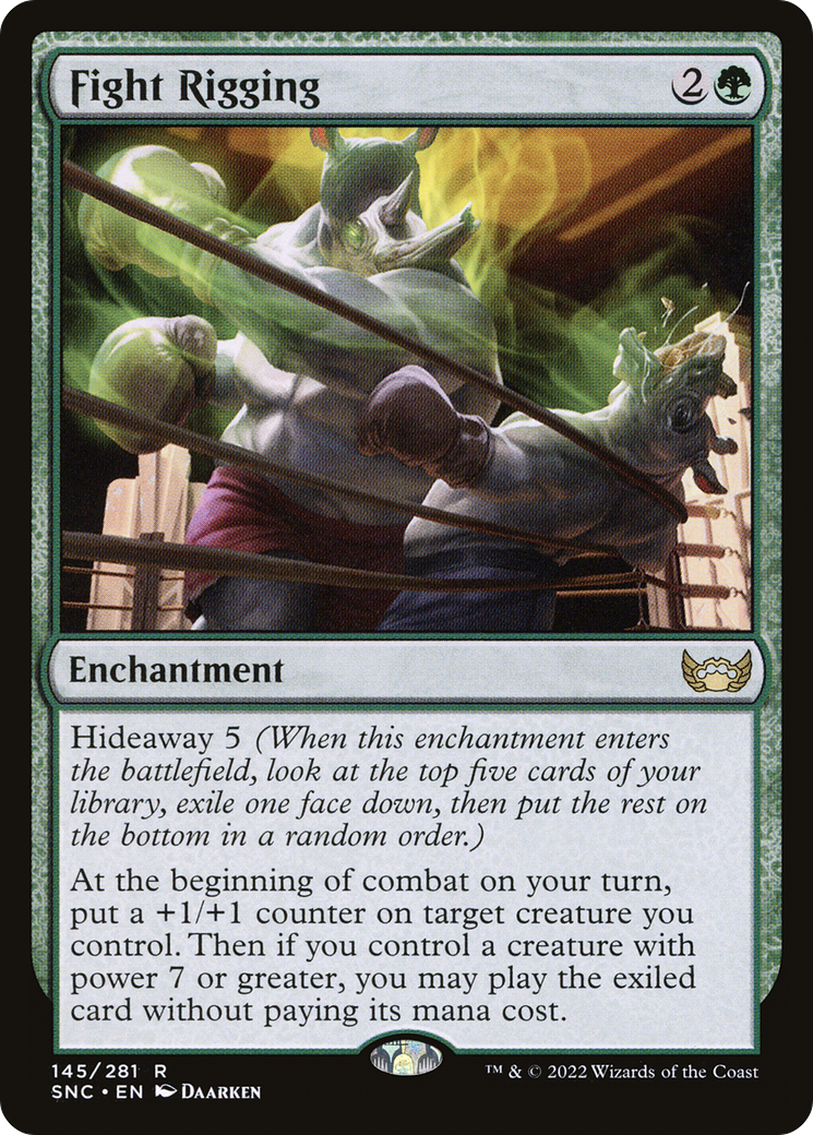 Fight Rigging (SNC-145) - Streets of New Capenna - Premium MTG Single from Wizards of the Coast - Just $0.12! Shop now at Game Crave Tournament Store