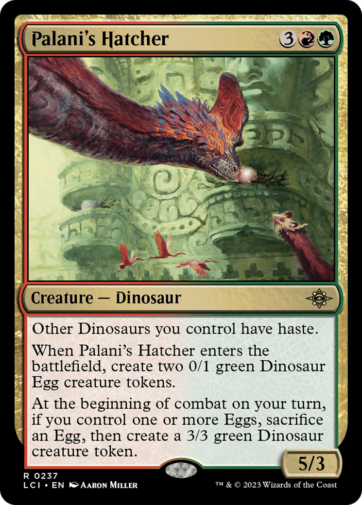 Palani's Hatcher (LCI-237) - The Lost Caverns of Ixalan - Premium MTG Single from Wizards of the Coast - Just $0.09! Shop now at Game Crave Tournament Store