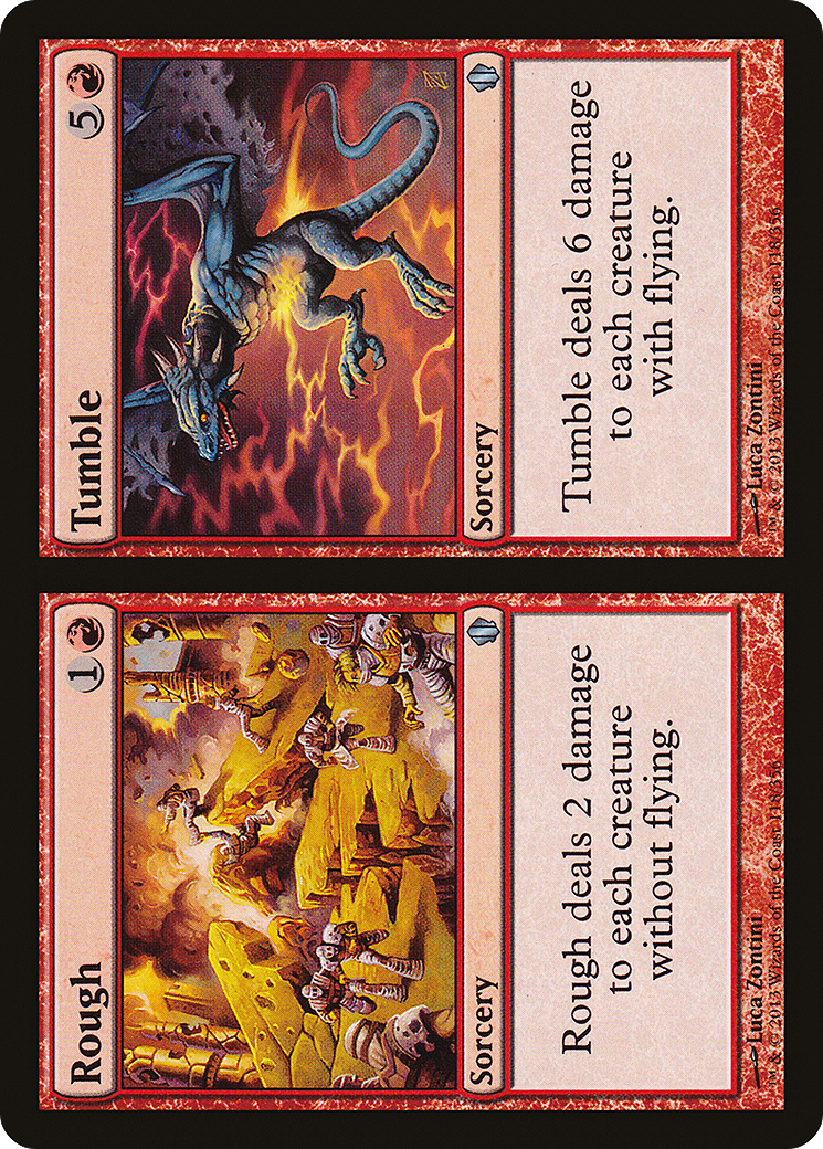 Rough // Tumble (C13-118) - Commander 2013 - Premium MTG Single from Wizards of the Coast - Just $0.08! Shop now at Game Crave Tournament Store