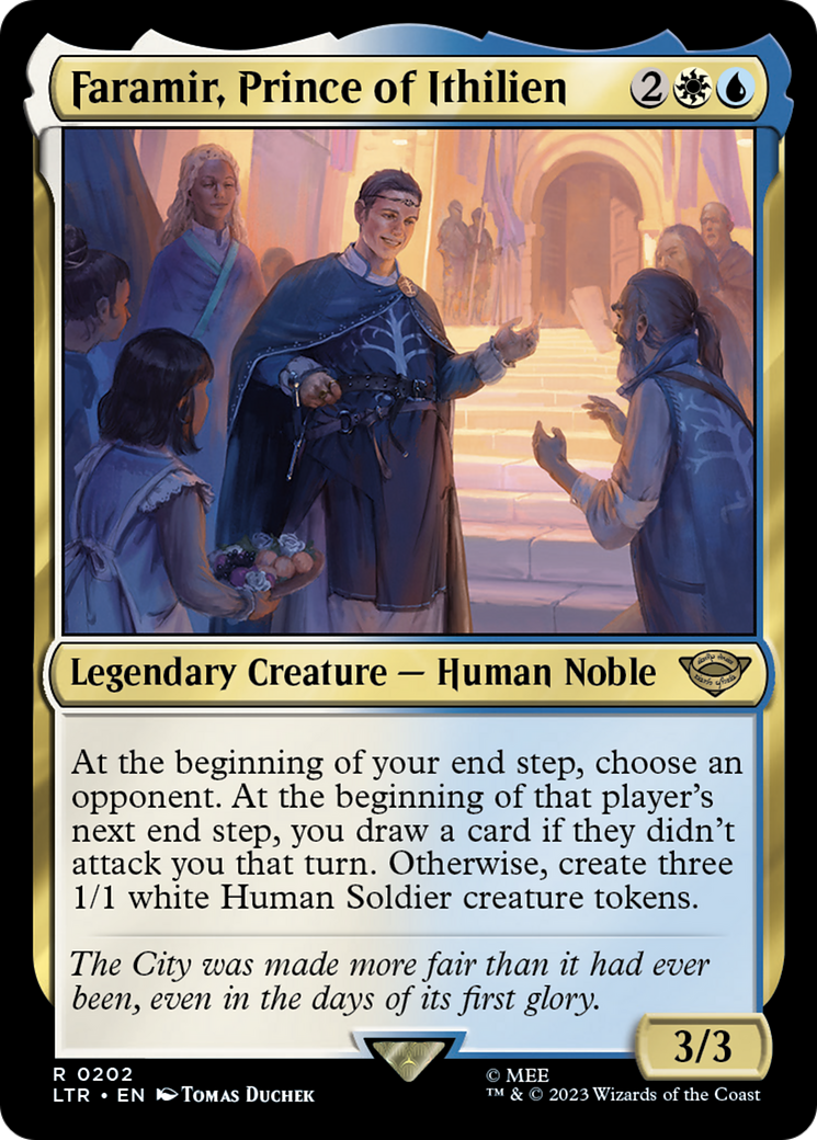 Faramir, Prince of Ithilien (LTR-202) - The Lord of the Rings: Tales of Middle-earth - Premium MTG Single from Wizards of the Coast - Just $0.08! Shop now at Game Crave Tournament Store