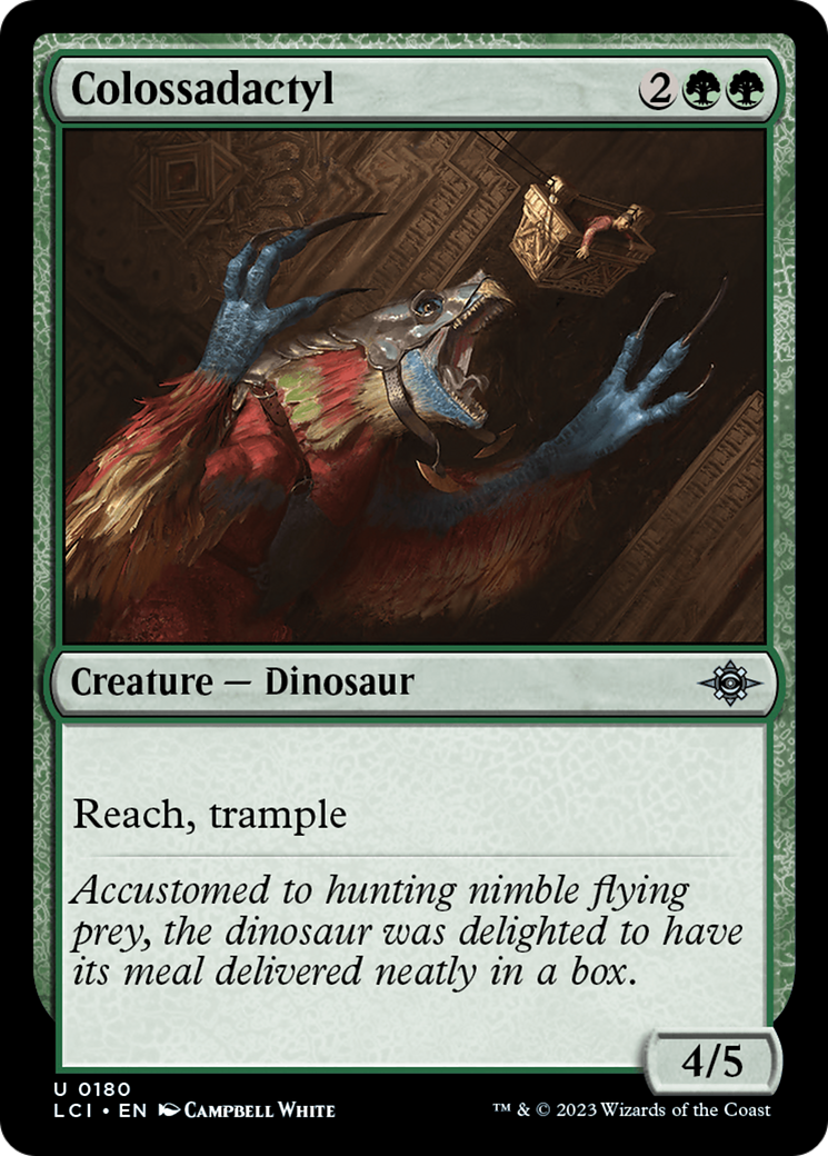 Colossadactyl (LCI-180) - The Lost Caverns of Ixalan Foil - Premium MTG Single from Wizards of the Coast - Just $0.25! Shop now at Game Crave Tournament Store
