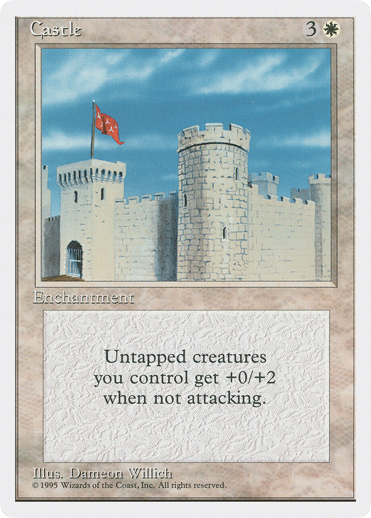 Castle (4ED-012) - Fourth Edition - Premium MTG Single from Wizards of the Coast - Just $0.08! Shop now at Game Crave Tournament Store