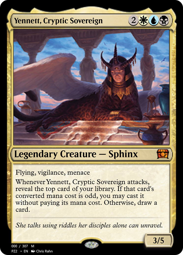 Yennett, Cryptic Sovereign (PZ2-70747) - Treasure Chest Foil - Premium MTG Single from Wizards of the Coast - Just $0! Shop now at Game Crave Tournament Store