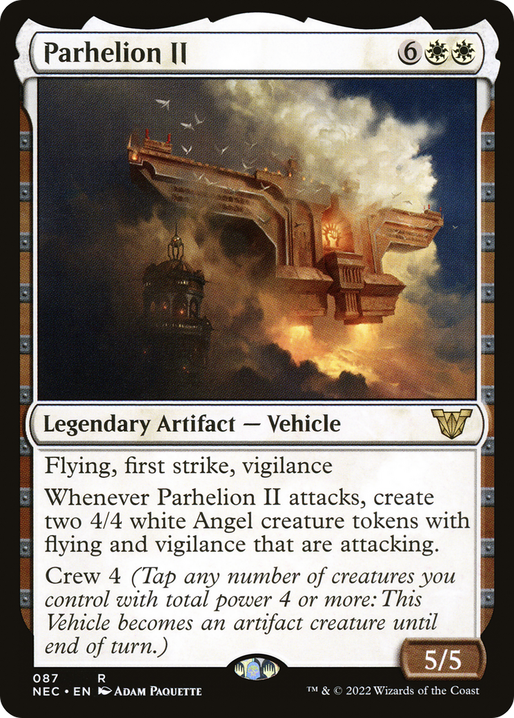Parhelion II (NEC-087) - Neon Dynasty Commander - Premium MTG Single from Wizards of the Coast - Just $0.74! Shop now at Game Crave Tournament Store