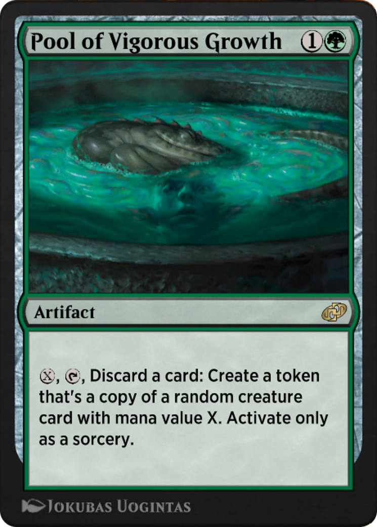 Pool of Vigorous Growth (J21-028) - Jumpstart: Historic Horizons - Premium MTG Single from Wizards of the Coast - Just $0! Shop now at Game Crave Tournament Store