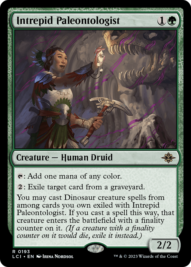 Intrepid Paleontologist (LCI-193) - The Lost Caverns of Ixalan - Premium MTG Single from Wizards of the Coast - Just $0.08! Shop now at Game Crave Tournament Store